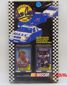 1991 MAXX Race Cards NASCAR – Sealed 240-Card Complete Set Featuring Bill Elliott & Richard Petty
