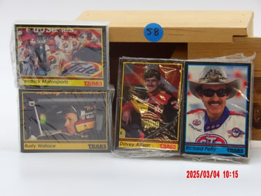 NASCAR TRAKS Racing Card Collection – Richard Petty, Davey Allison, Rusty Wallace