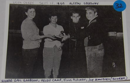 Dolly Derby Award Ceremony – Alcyon Speedway (September 18, 1959)