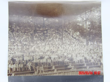 Crowded Grandstand at Alcyon Speedway