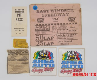 Vintage Racing Memorabilia