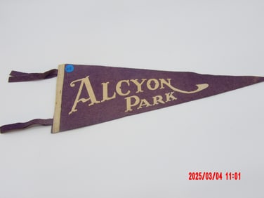 Vintage Alcyon Park Pennant