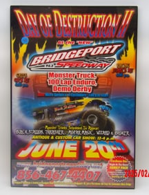 Bridgeport NJ Speedway Event Poster
