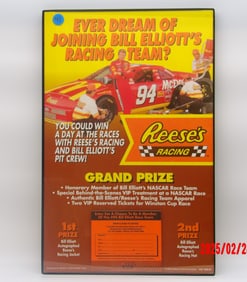 Bill Elliott Reese’s Racing Promotional Sweepstakes Poster (1995 NASCAR Sponsorship)