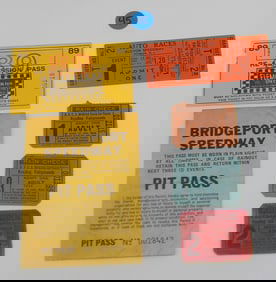 Vintage Racing Tickets & Pit Pass Collection – Flemington, Alcyon, Bridgeport & Reading