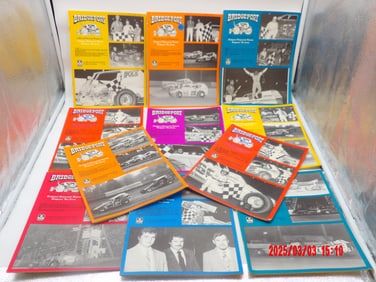 Collection of Vintage Bridgeport Speedway Official Racing Magazines