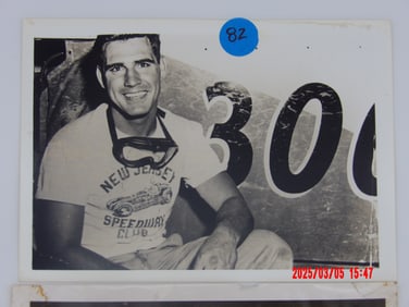 Two Vintage B&W Photos of Jackie McLaughlin