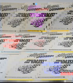 1957 Alcyon Speedway Stock Car Racing Programs