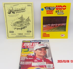 Racing Memorabilia Trio – Programs & Magazine (1992–1995)