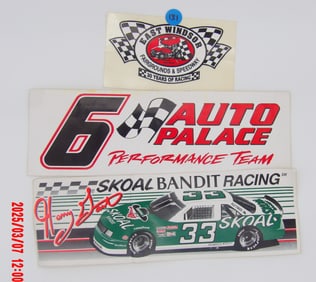 Vintage Racing Decal Lot – East Windsor, Auto Palace, & Skoal Bandit Racing