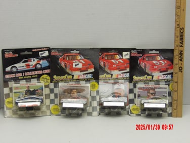 Stock Car Collectible Die-Cast Cars with Driver Cards, "Days of Thunder" Die-Cast Cars & More
