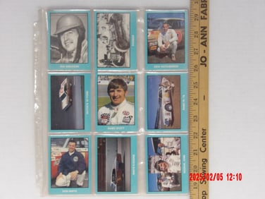 Vintage NASCAR Trading Card Collection