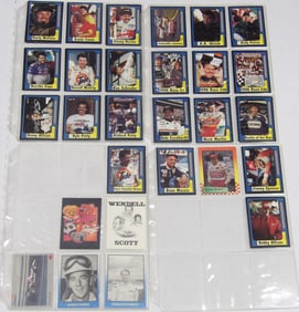 NASCAR Legends and Racing Machines Trading Card Collection Featuring Hall of Fame Drivers.