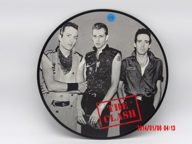THE CLASH “COMBAT ROCK” PICTURE RECORD VINYL