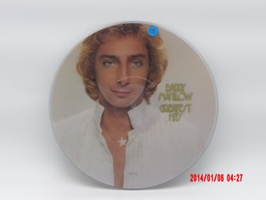 BARRY MANILOW GREATEST HITS PICTURE RECORD VINYL
