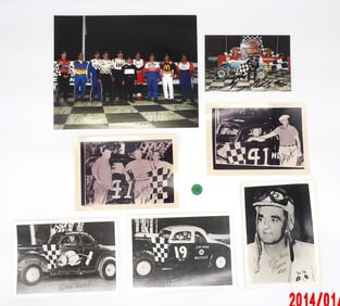 Autographed Racing Legends Photo Collection – Vintage & Modern