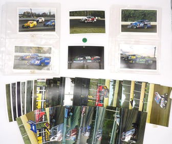 Collection of Modern Dirt Track Racing Photographs – Modified Stock Cars