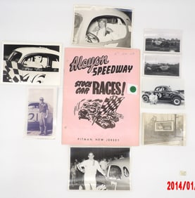 1959 Alcyon Speedway Stock Car Racing Program & Photo Collection
