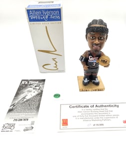 Allen Iverson Bobblehead – Limited Gold Edition with Certificate of Authenticity