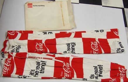 Vintage 1970s Coca-Cola "It's The Real Thing!" Promotional Slacks with Original Packaging