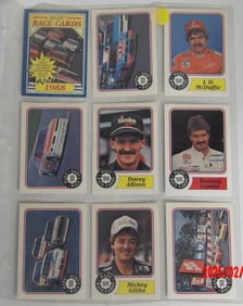 BINDER FULL OF MAXX RACING CARDS