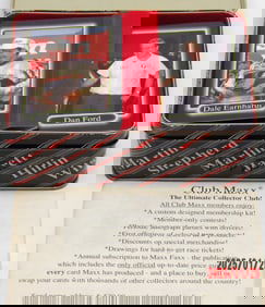 Maxx Race Cards Collectible Tin Featuring Dale Earnhardt & Dan Ford, Jeff Gordon Collectibles, & Mor