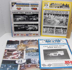 Collection of Vintage Magazines, Programs, and Daytona 500 Comic Books