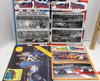 Collection of Wall Revue Racing Magazines, & . Collection of Vintage Bridgeport Bandit Racing Mag.