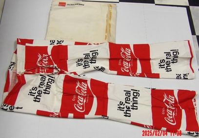 Vintage 1970s Coca-Cola "It's The Real Thing!" Promotional Slacks with Original Packaging