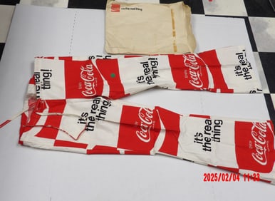 Vintage 1970s Coca-Cola "It's The Real Thing!" Promotional Slacks with Original Packaging