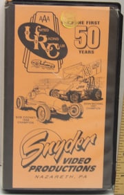 "The First 50 Years" Commemorative VHS, Vintage Racing Passes & Bud Man Promotional Display & More