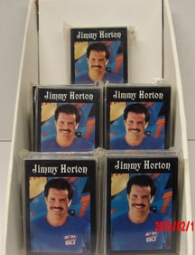 Jimmy Horton Collectible Trading Cards & 1997 Dover Downs NASCAR Souvenir Magazines