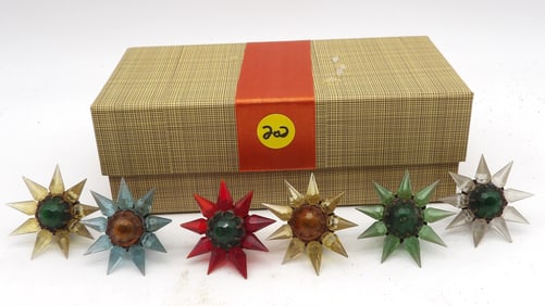 6 PC SET - VINTAGE ‘MATCHLESS STAR’ CHRISTMAS LIGHTS