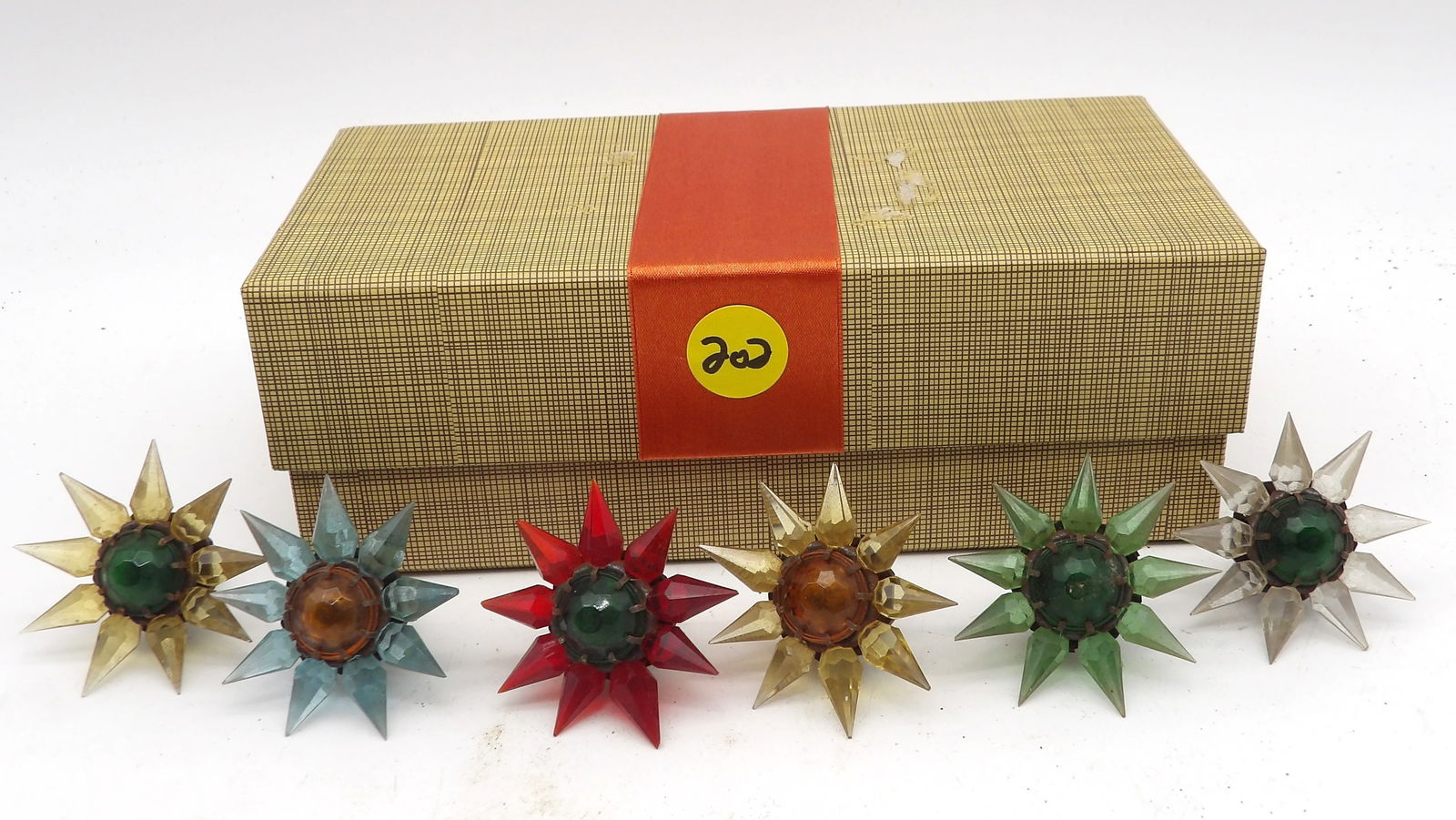 6 PC SET - VINTAGE ‘MATCHLESS STAR’ CHRISTMAS LIGHTS (1 of 3)