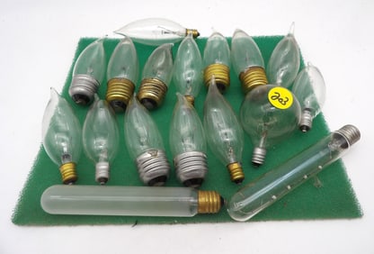 17 PC SET - VINTAGE LIGHT BULB LOT
