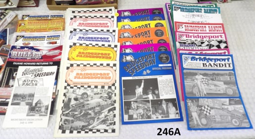 BRIDGEPORT/ALCYON RACING MAGAZINES / PROGRAMS 1980’S-2020’S (50)