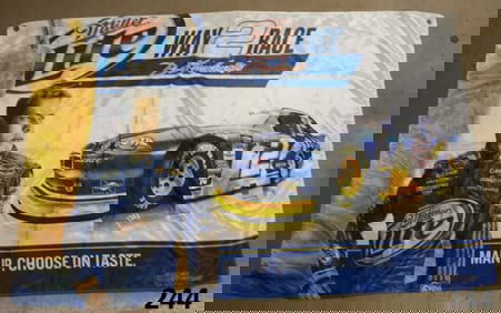 MILLER LIGHT RACING FLAG / BANNER – BRAD KESELOWSKI