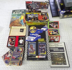 RACING TRADING CARDS AND MORE LOT