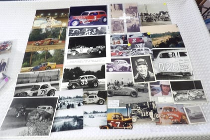RACING PHOTO LOT (30+)