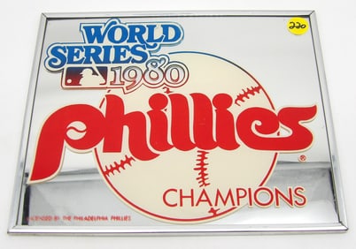 1980 PHILLIES WORLD SERIES CHAMPIONS MIRROR
