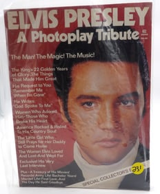 ELVIS PRESLEY PHOTOPLAY TRIBUTE MAGAZINE – COLLECTOR’S EDITION 1977
