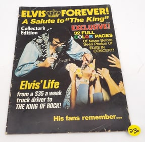 ELVIS FOREVER TRIBUTE MAGAZINE 1977