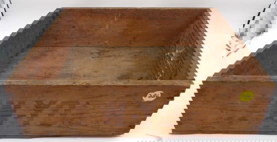 HILLARAM FIGS WOODEN ADVERTISING BOX