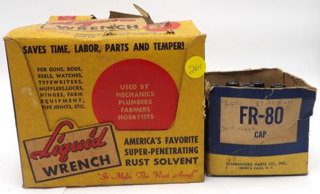 LIQUID WRENCH CASE (12) & FR 80 DISTRIBUTOR CAP