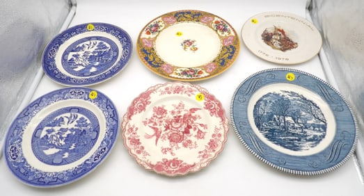 COLLECTIBLE PLATE LOT (6)