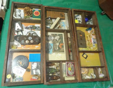 3 PC - THEMED SHADOWBOX DISPLAYS