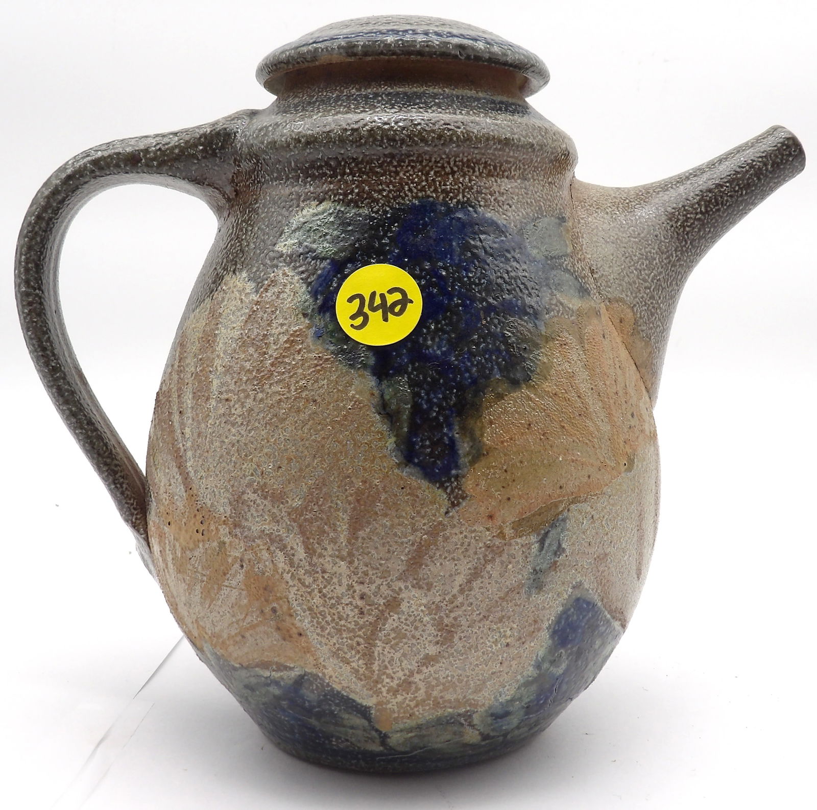 VINTAGE TERRY PLASKET SUSAN GOGAN POTTERY JUG - WHEATON (1 of 3)