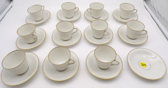 23 PC - AP LIDKOPING CUPS & SAUCERS