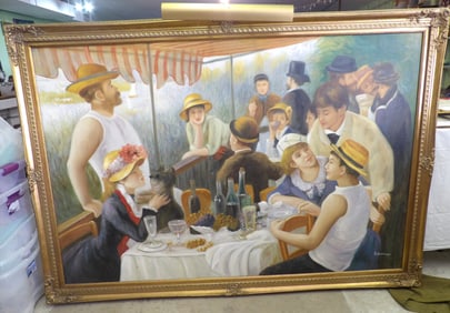 FRAMED RENOIT COPY BY HASTINGS (SIGNED BY ARTIST)