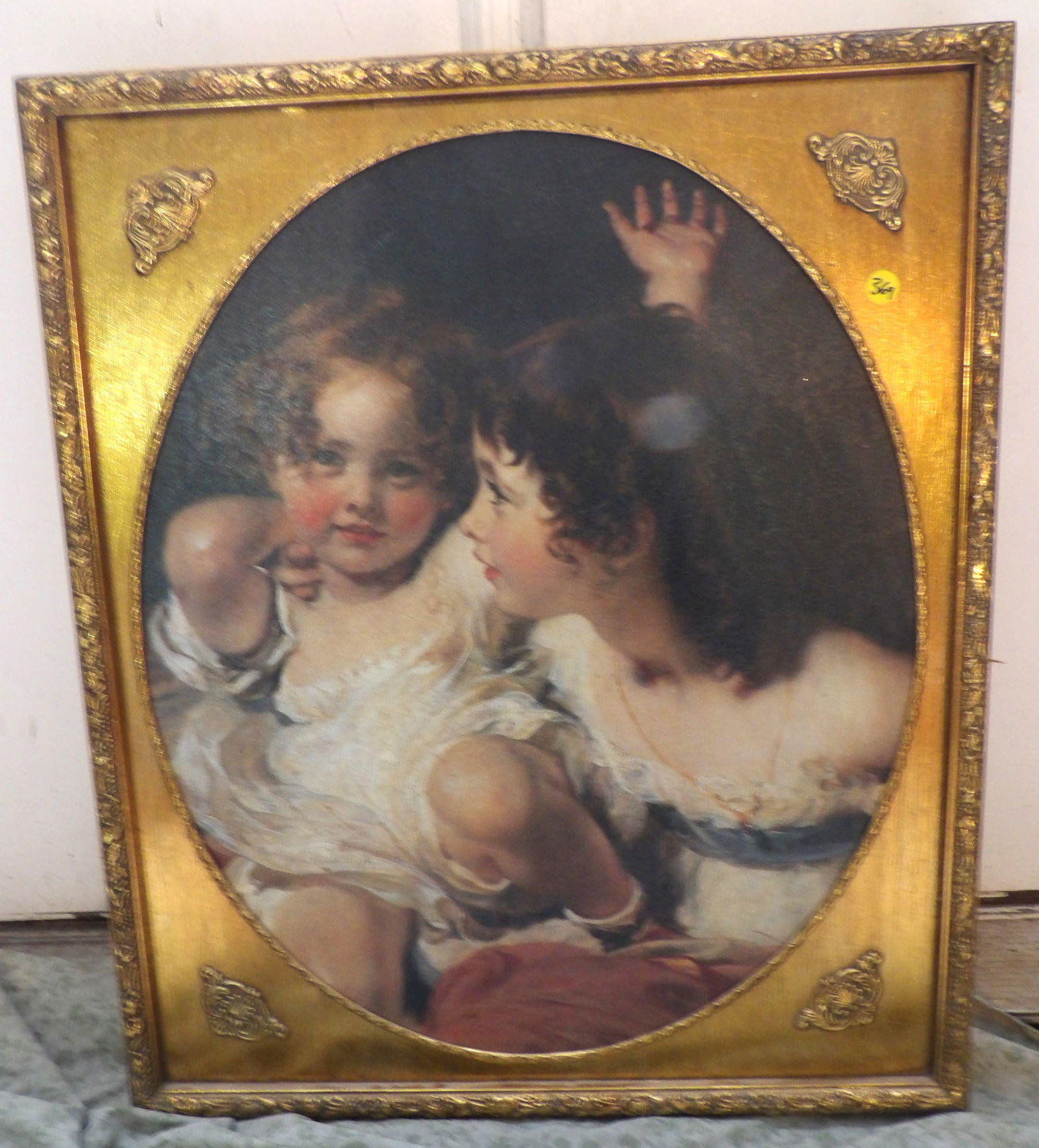 FRAMED ART – CALMADY CHILDREN BY SIR THOMAS LAWRENCE (1 of 3)
